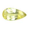 Sapphire-Yellow to Orange Pear, Loupe Clean.Given weight is approx.